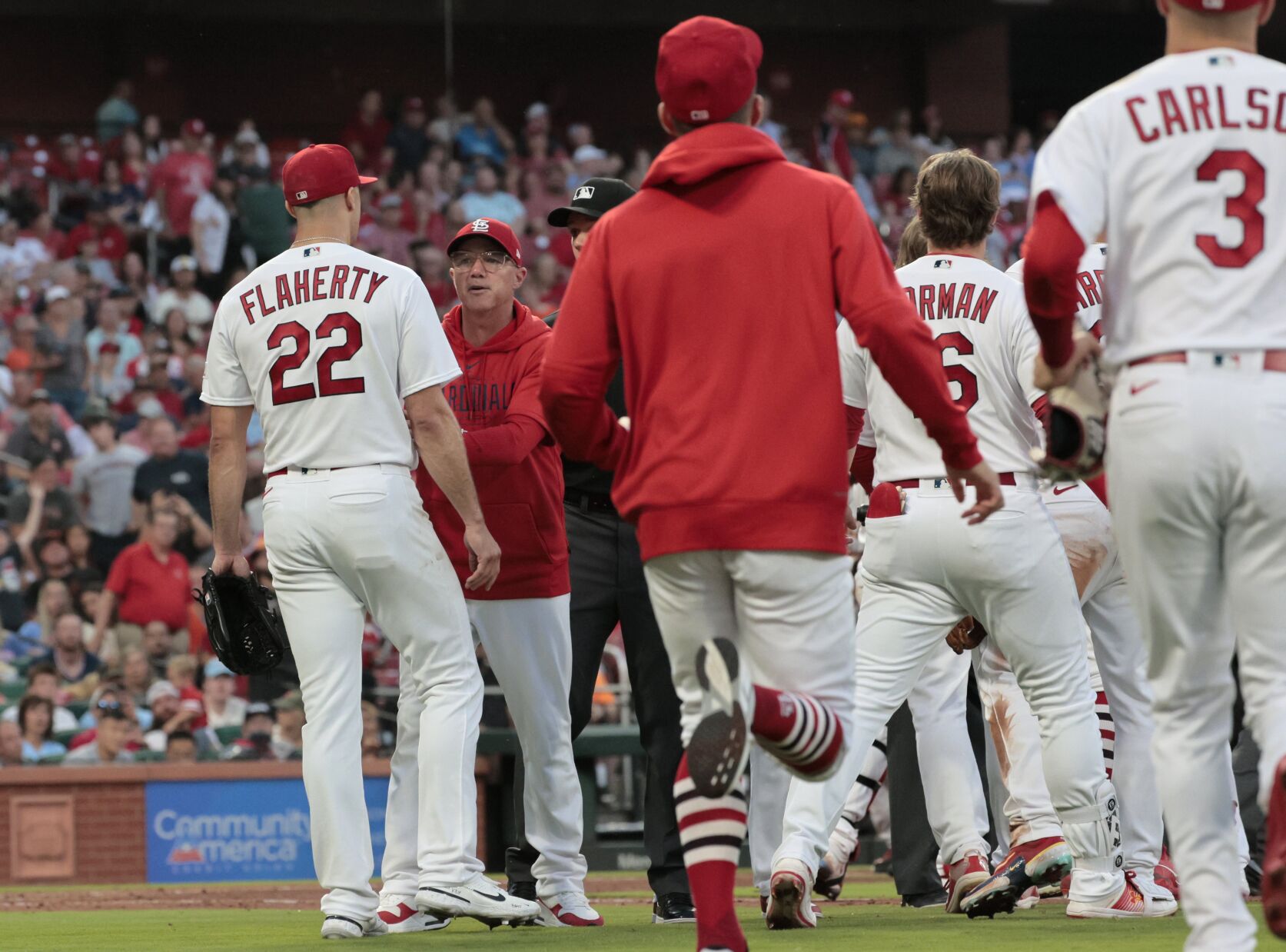 Game 2 of St. Louis Cardinals and San Francisco Giants series